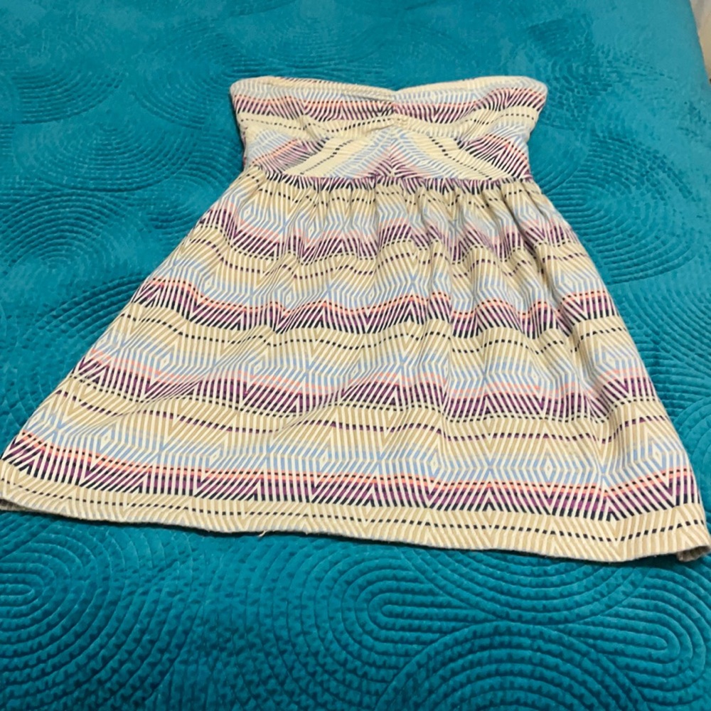 Roxy strapless dress EUC